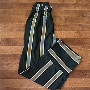 Wide Leg Patterned Pants